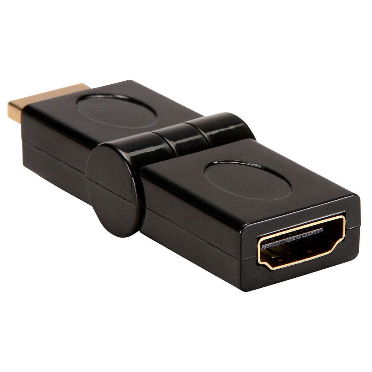 HDMI 180 degree Up/Down Adjustable Right Angle Adapter Male to Female